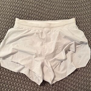 lululemon athletica White Athletic Running Shorts